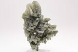 Skeletal Halite Crystals with Tolbachite - Poland #206034-1